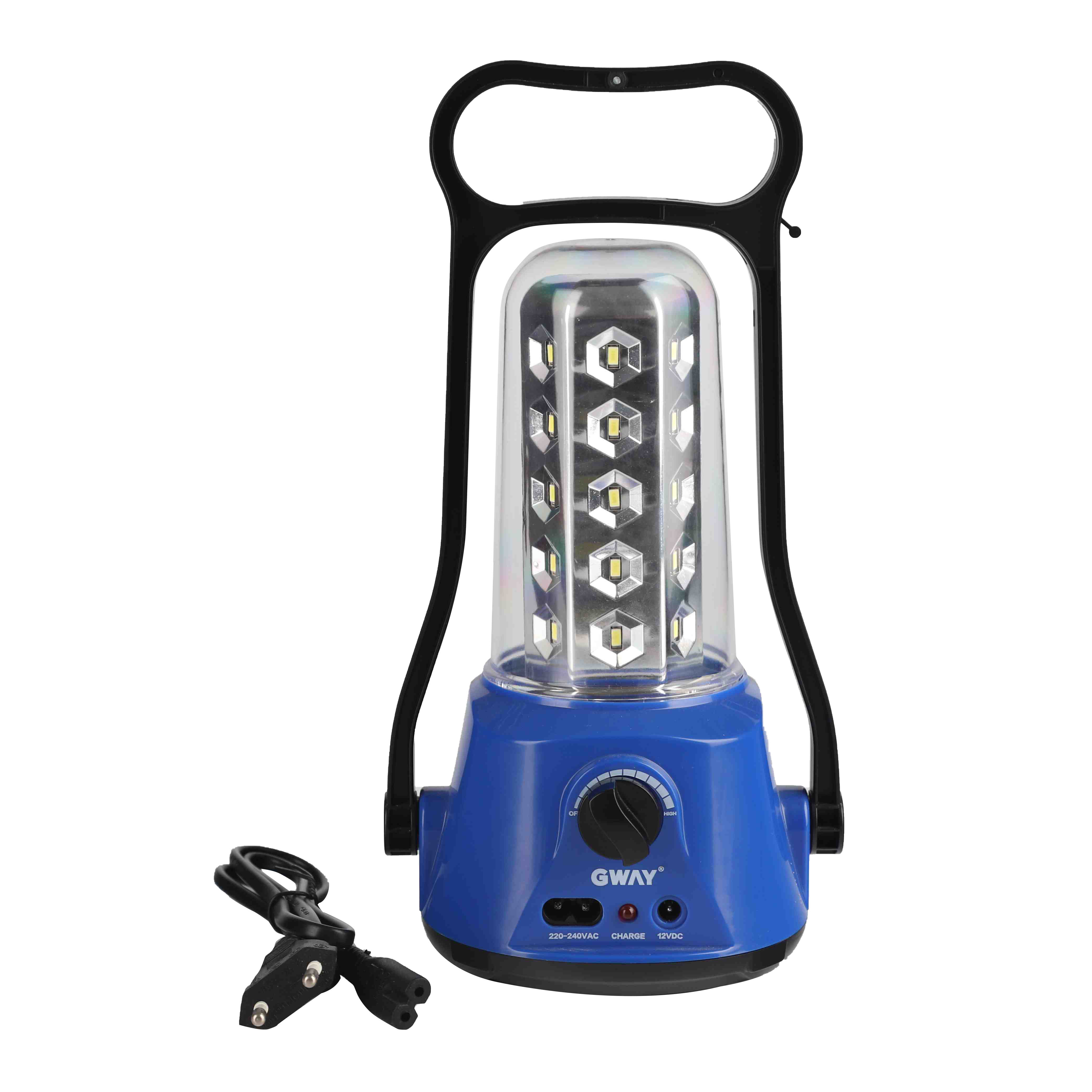 Waterproof Outdoor Rechargeable Emergency Power Bank Camping Lantern with Solar Panel