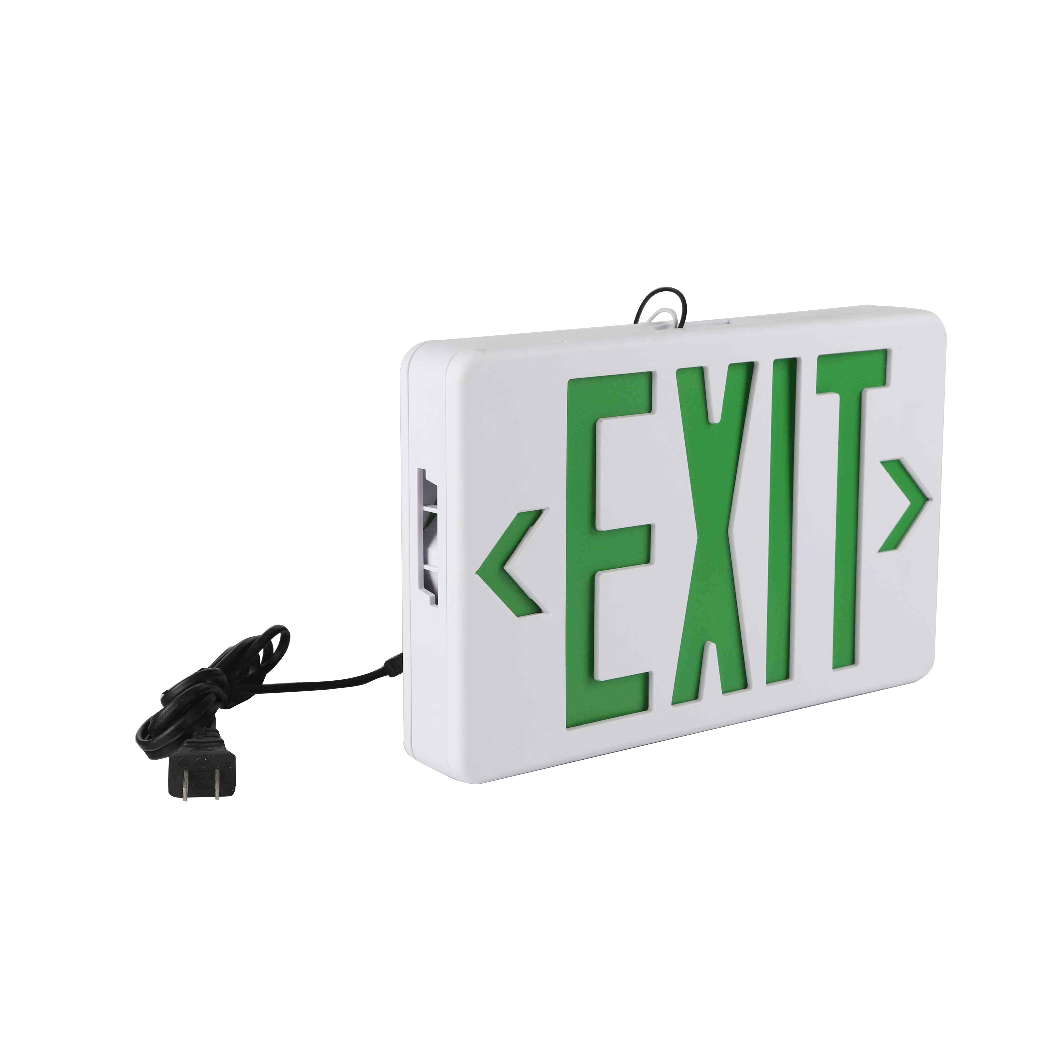 LED Exit sign lights, 6 pcs LED battery powered emergency sign