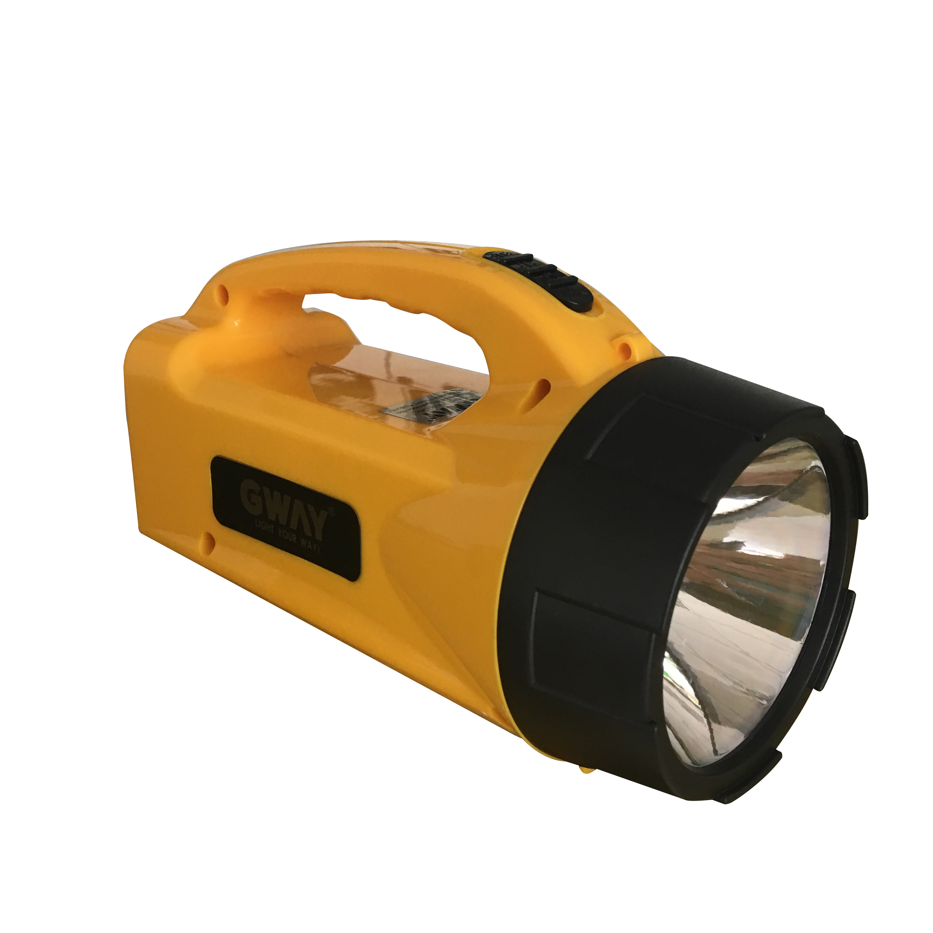 Outdoor Camping Light Handheld Security Rechargeable Searchlight LED Search Light with Side Light