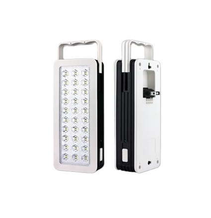 Rechargeable 30pcs of 3528SMD LED emergency light with foldable plug Linterna Luz Emergencia