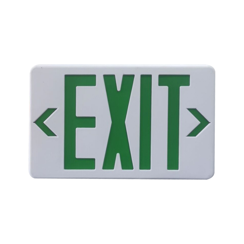 LED Exit sign lights, 6 pcs LED battery powered emergency sign