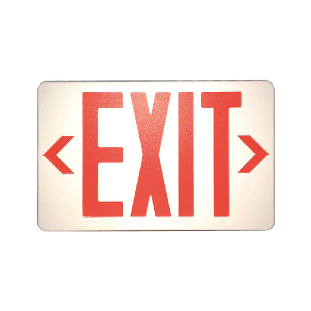 Fast Shipping LED 120-277V Recharged Exit Sign Emergency Exit Lights with Backup Battery