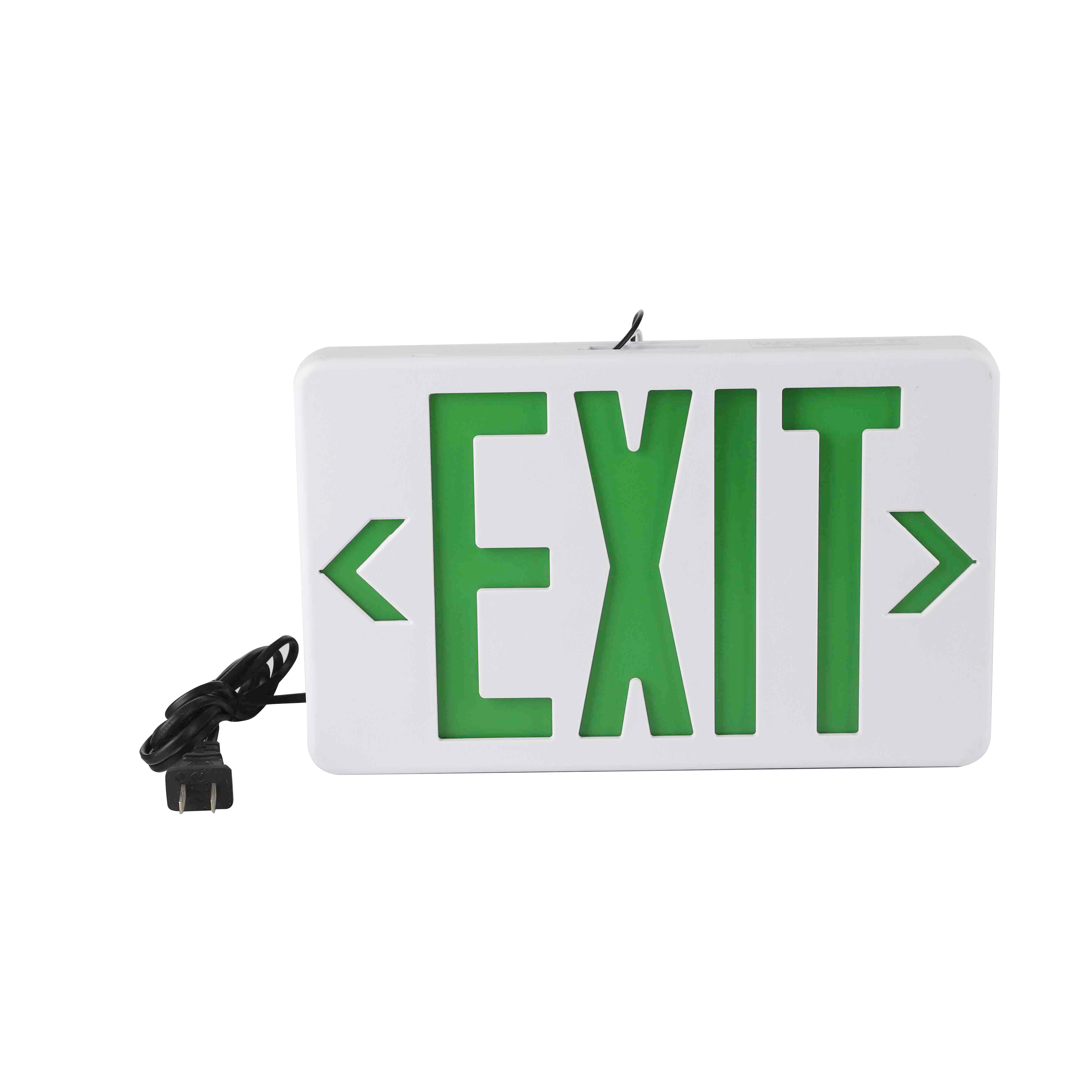 LED Exit sign lights, 6 pcs LED battery powered emergency sign