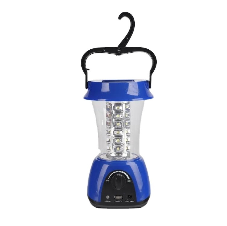 36 LED Rechargeable Camping Lantern with Solar Charger