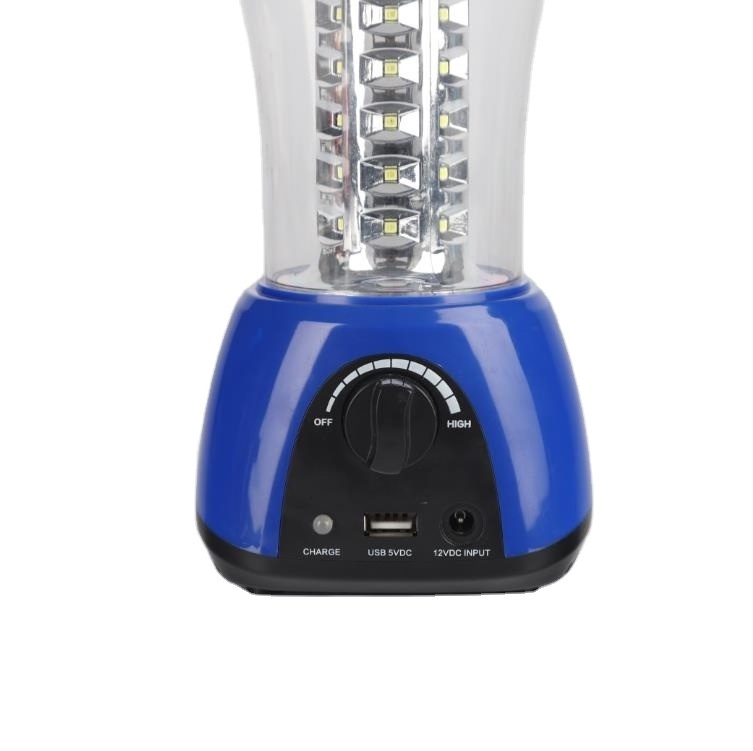 36 LED Rechargeable Camping Lantern with Solar Charger