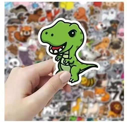 50 PCS cute Animal stickers vinyl waterproof kids phone Skateboard Notebook laptop stickers custom die cut sticker pack