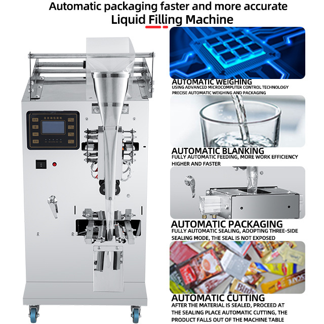 Automatic pure water sachet mineral water pouch packing machine price liquid packaging machine