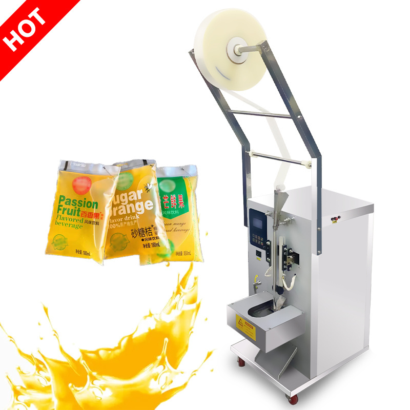 500mL Automatic liquid sachet packaging machine juice liquid pouch filling and sealing machine