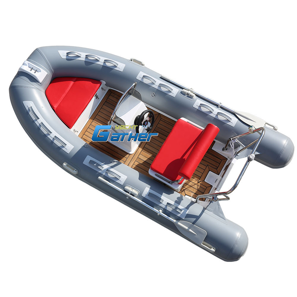 fiberglass RIB boat RIB360B 3.6m sports for 5 person (Outboards 15HP,20HP )