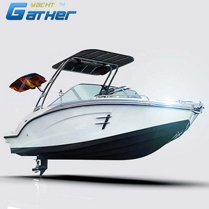 Hot sale factory direct sale boat small 19ft fiberglass sport boats, motor boat,speed boat