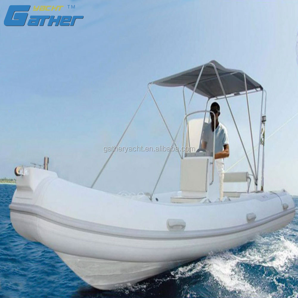 5.5m 17ft catamaran inflatable boat for sale from Gather sport yacht Factory direct sale