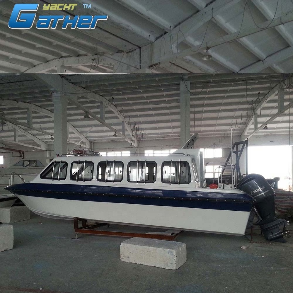 Gather Best selling  8.6m fiberglass passenger ferry boats for sale