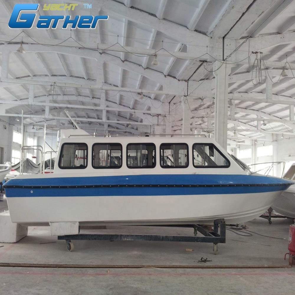 Gather Best selling  8.6m fiberglass passenger ferry boats for sale