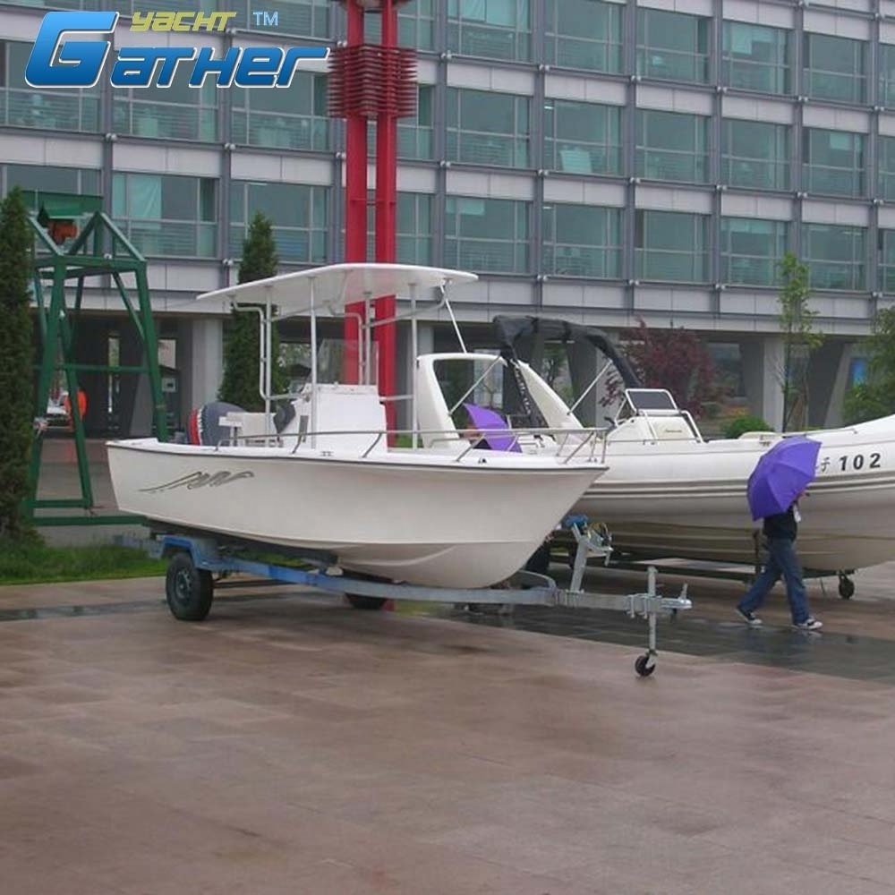 Gather Yacht 6m manufacturer cheap 20ft fiberglass boats fishing boat fiberglass motor boat