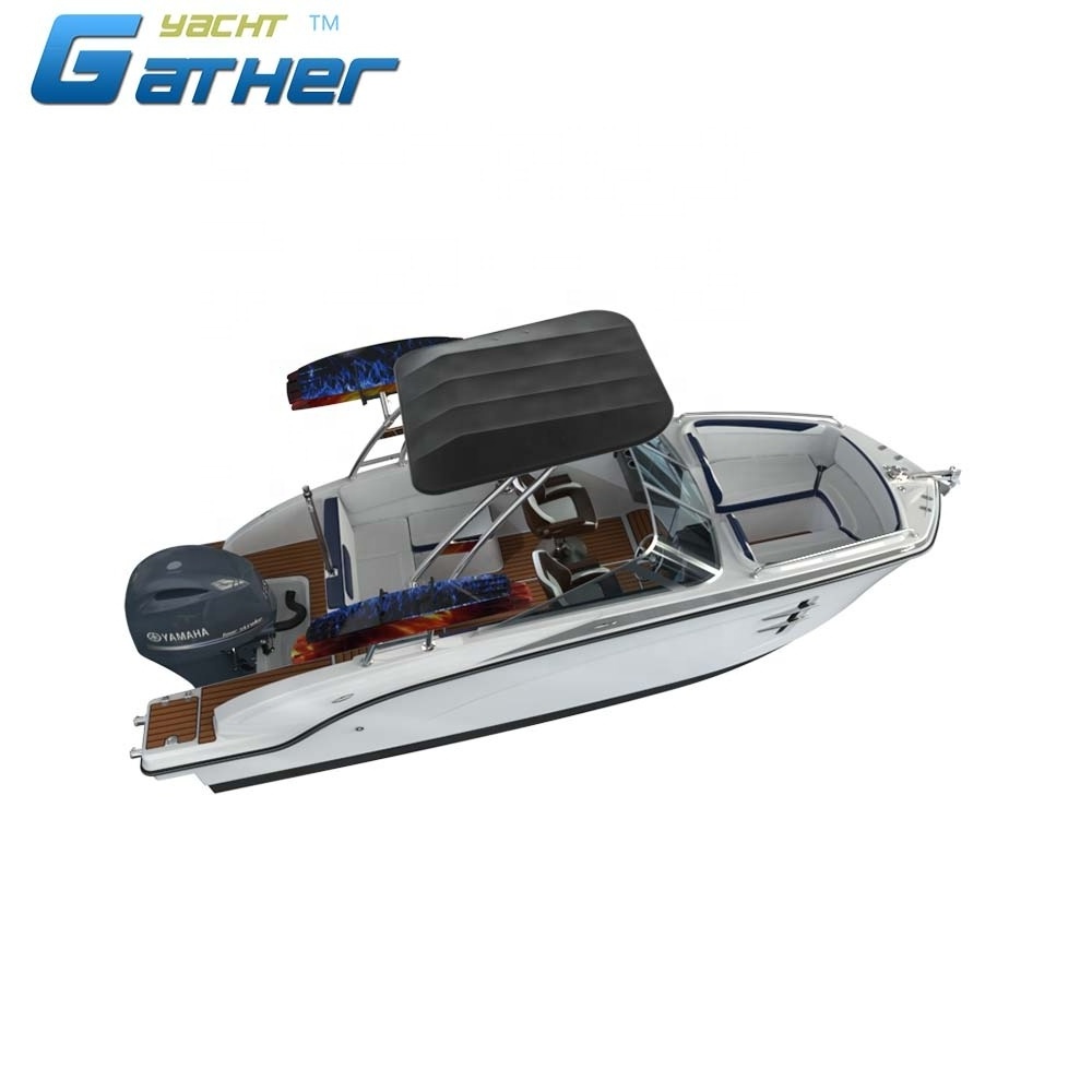 Hot sale factory direct sale boat small 19ft fiberglass sport boats, motor boat,speed boat