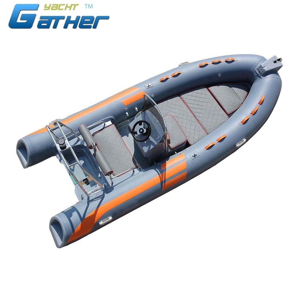 Gather Sport 16ft 6 person most popular High Quality China small fishing inflatable boats