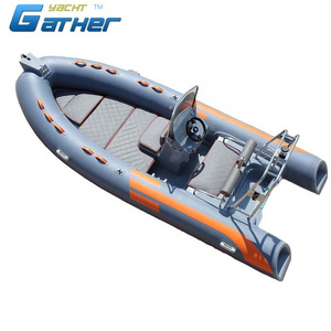 Gather Sport 16ft 6 person most popular High Quality China small fishing inflatable boats