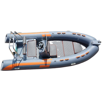 CE RHIB 16ft Rib 480 Boat 8 person Fiberglass hull inflatable rigid RIB boat RIB480 C