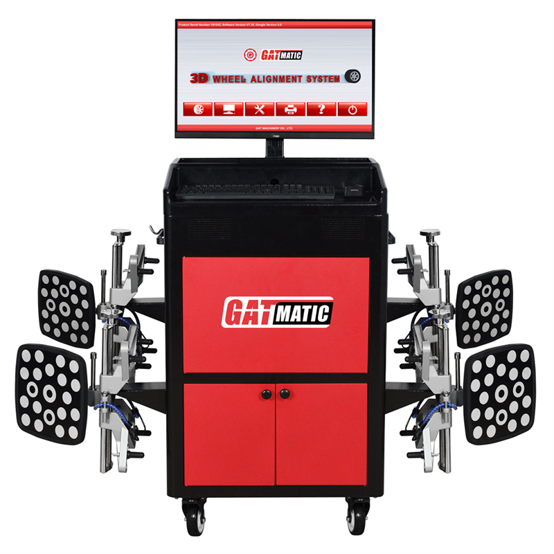 A Full Set Of Car Machine Wheel Alignment Car Maintenance Equipment Tire Balancer Tire Changer Machine  With 4 Post Car Lift