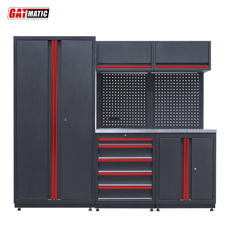 Professional Heavy Duty Workbench Tool Cabinet Multifunctional Workshop Garage Storage