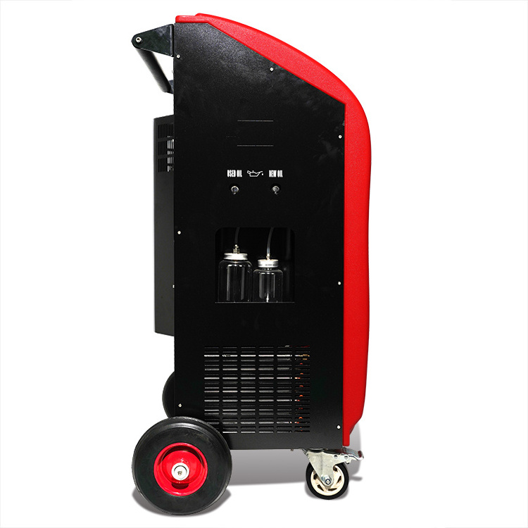 Car AC Recharge Recovery Machine A/C Air Conditioning Flush Refrigerant Filling Gas Recovery Recycling Machine