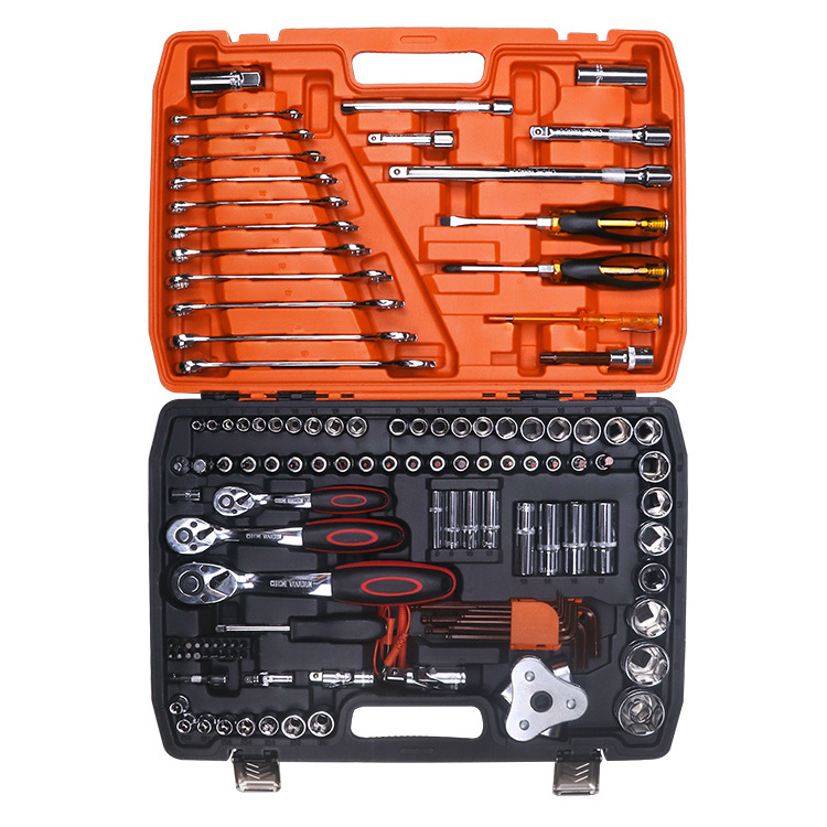 Custom Auto Repair Tools Set Box Ratchet Combination Socket Spanner Torque Wrench Car Mechanics Tool Sets