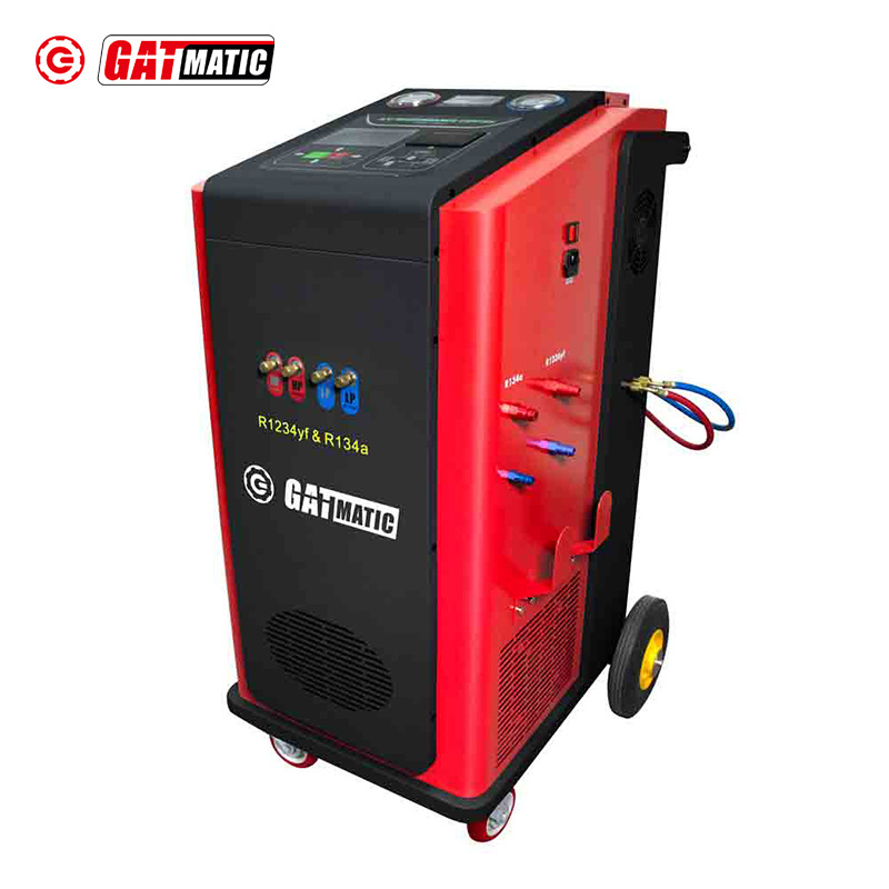 Auto Cleaning Recovery Dual System Car AC Service Machine for R134a & R1234yf