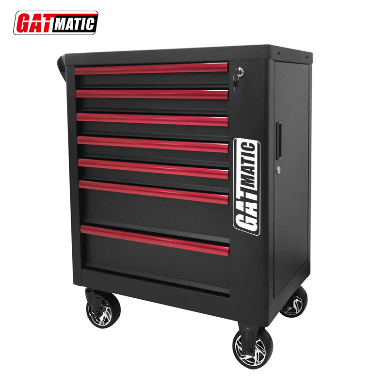 7 Drawers Large Mechanic Professional Cabinet Storage Making Rolling Tool Chest Drawer Set Trolley