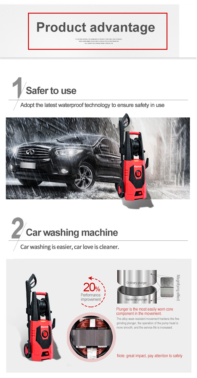 High Quality Cheap Price High Pressure Car Washing Gun Kit Set Automatic Portable Car washer Wash Machine