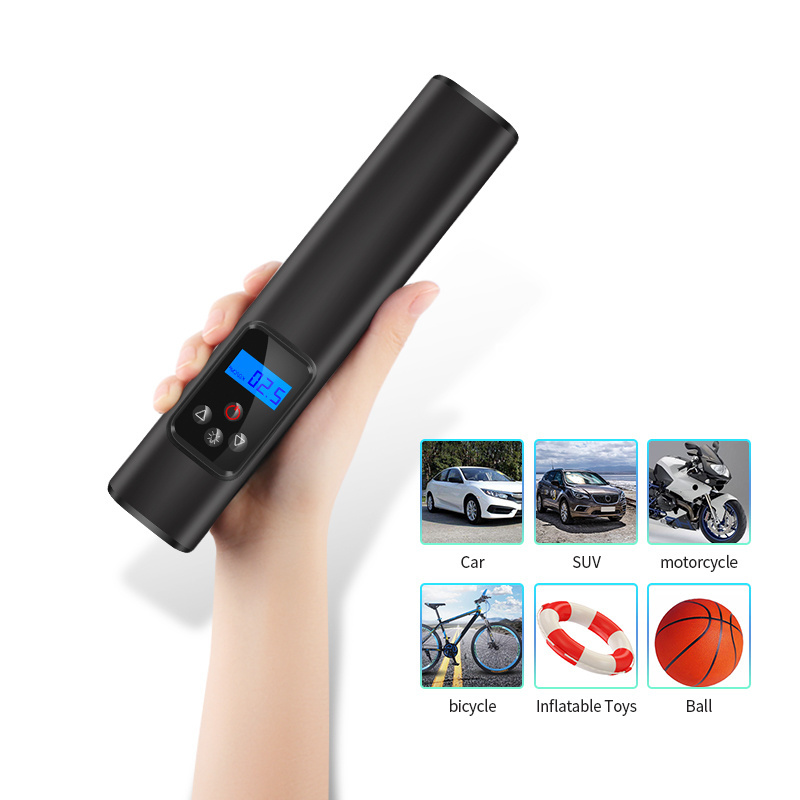 Cordless Tyre Inflators 12v Handheld Portable Electric Air Mini Pump Digital Tire Inflator Car