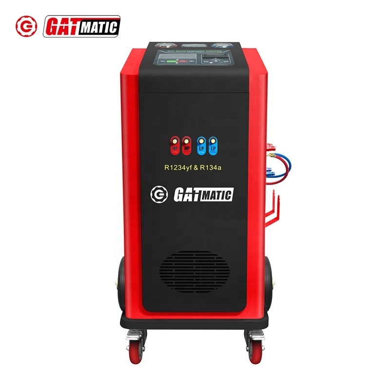 Auto Cleaning Recovery Dual System Car AC Service Machine for R134a & R1234yf