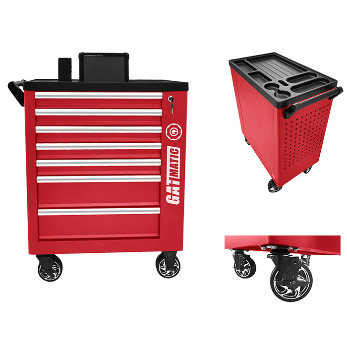 72 Inch Heavy Duty Stainless Steel Garage Wrench Workshop Garage Tool Storage Box Roller Cabinet