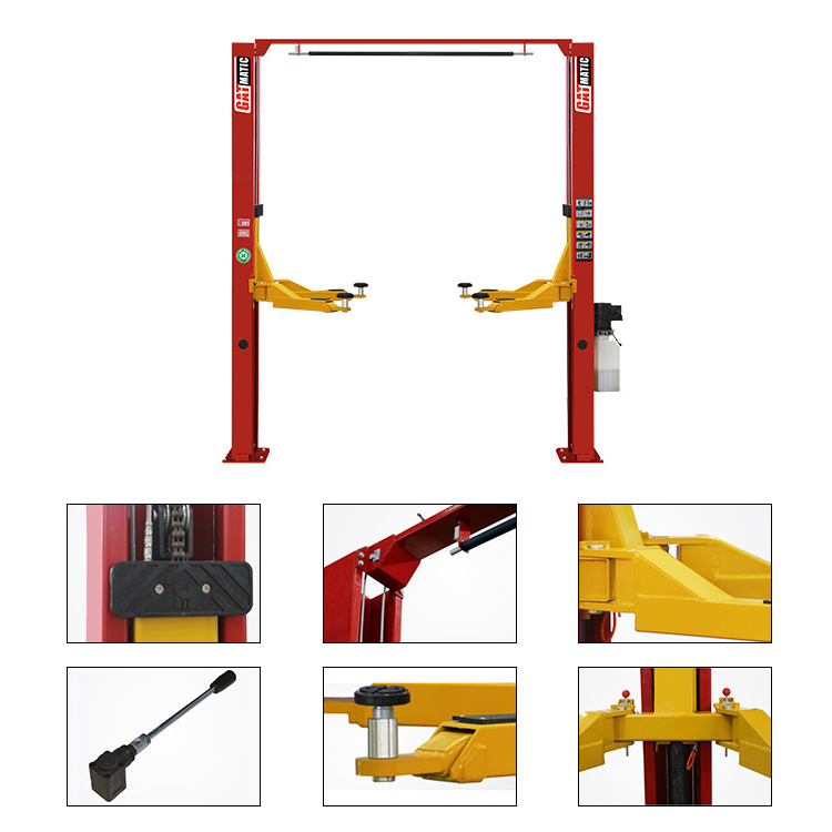 Mechanical Auto Garage Car Workshop Equipment Wheel Alignment 2 Post Car Parking Lifts