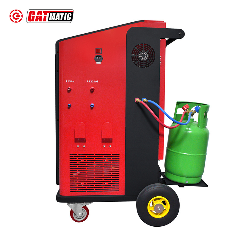 Auto Cleaning Recovery Dual System Car AC Service Machine for R134a & R1234yf