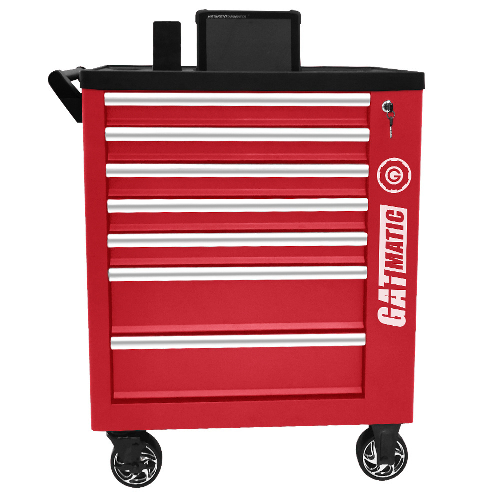 72 Inch Heavy Duty Stainless Steel Garage Wrench Workshop Garage Tool Storage Box Roller Cabinet