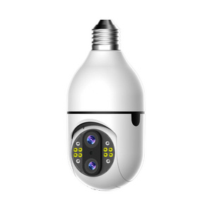 2MP Dual Lens Bulb WiFi Camera V360PRO Home Smart phone App Network Security Camera With Human Detection Alarm Audio