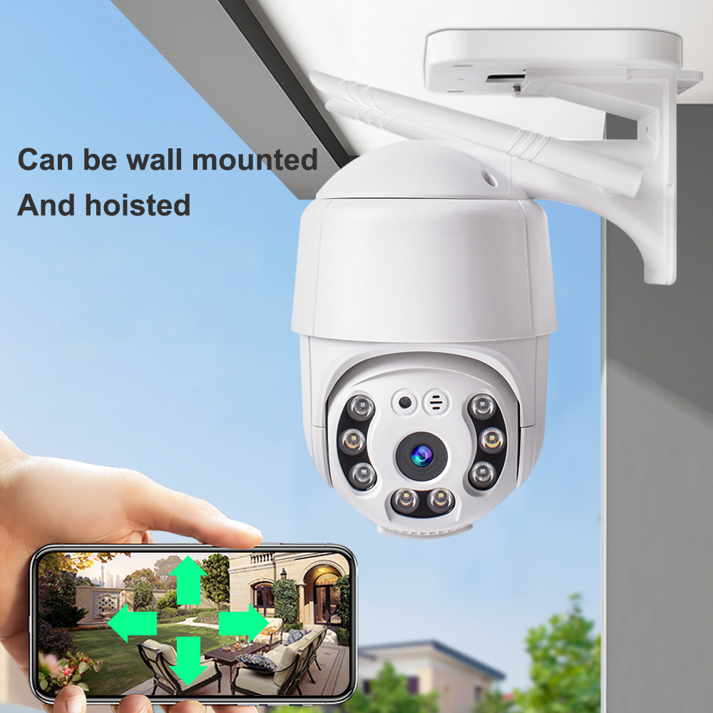 5G YIIOT Good Quality 1080P 4MM Wifi Wireless Dome IP Camera Colorful Picture cameras de seguridad Outdoor Security PTZ Camera