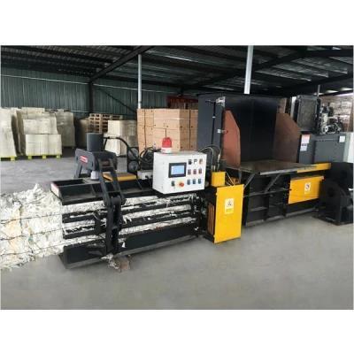 New Waste Carton Horizontal Hydraulic Baling Machine Recylcle Clothes Hydraulic Press Baler Machine