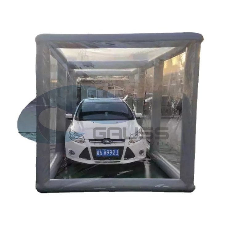 Waterproof inflatable car washing garage tent air tight inflatable car wash tent