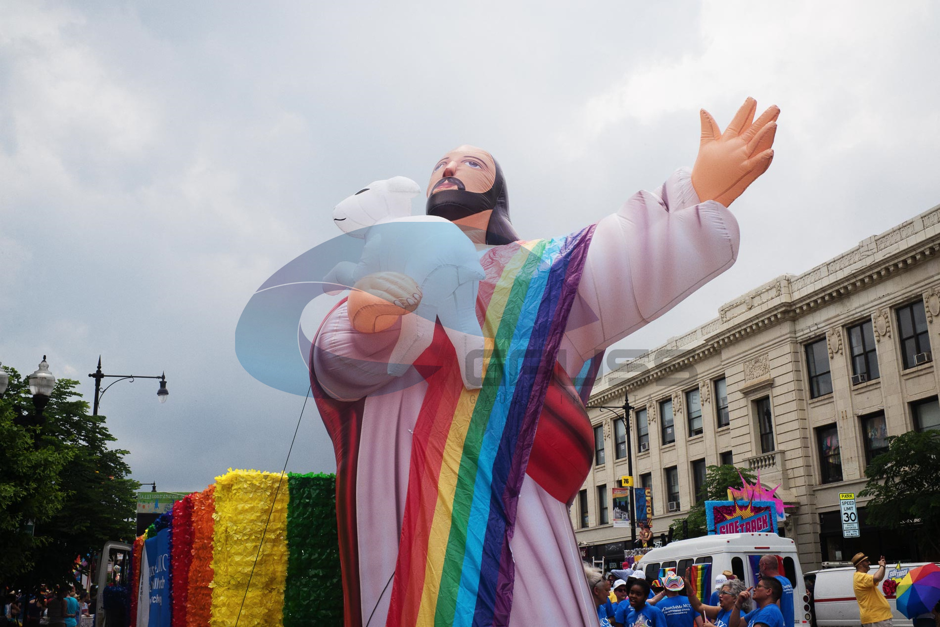 outdoor inflatable jesus balloon for Easter decoration advertising cartoon jesus