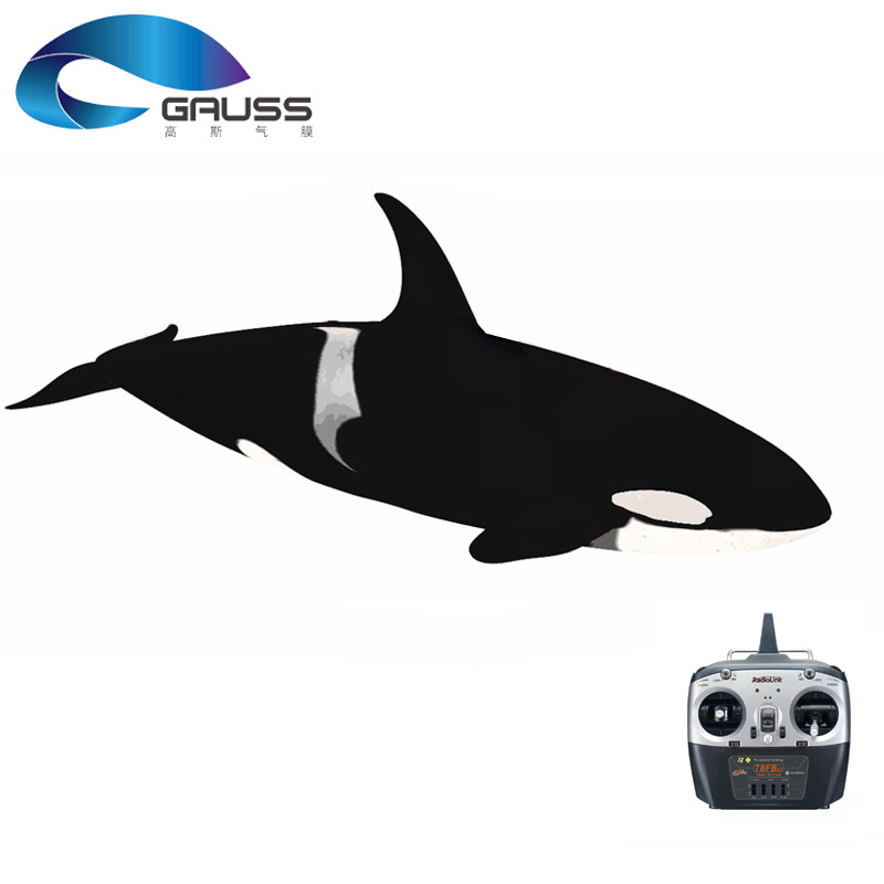 Factory Customize Flying killer Whales Inflatable Model Helium Odd-shaped Balloons Remote-Controlled Inflatable Advertisement