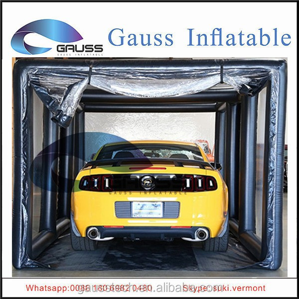 Waterproof inflatable car washing garage tent air tight inflatable car wash tent