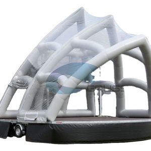 airtight outdoor portable transparent inflatable stage cover for concert or event