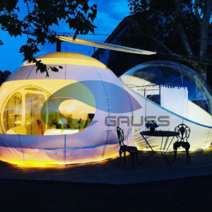 Glamping Lodge Hotel Clear Inflatable Dome Tent Small Igloo House Inflatable Bubble