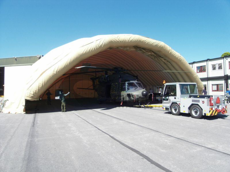 inflatable small aircraft pneumatic tent hangar shelter