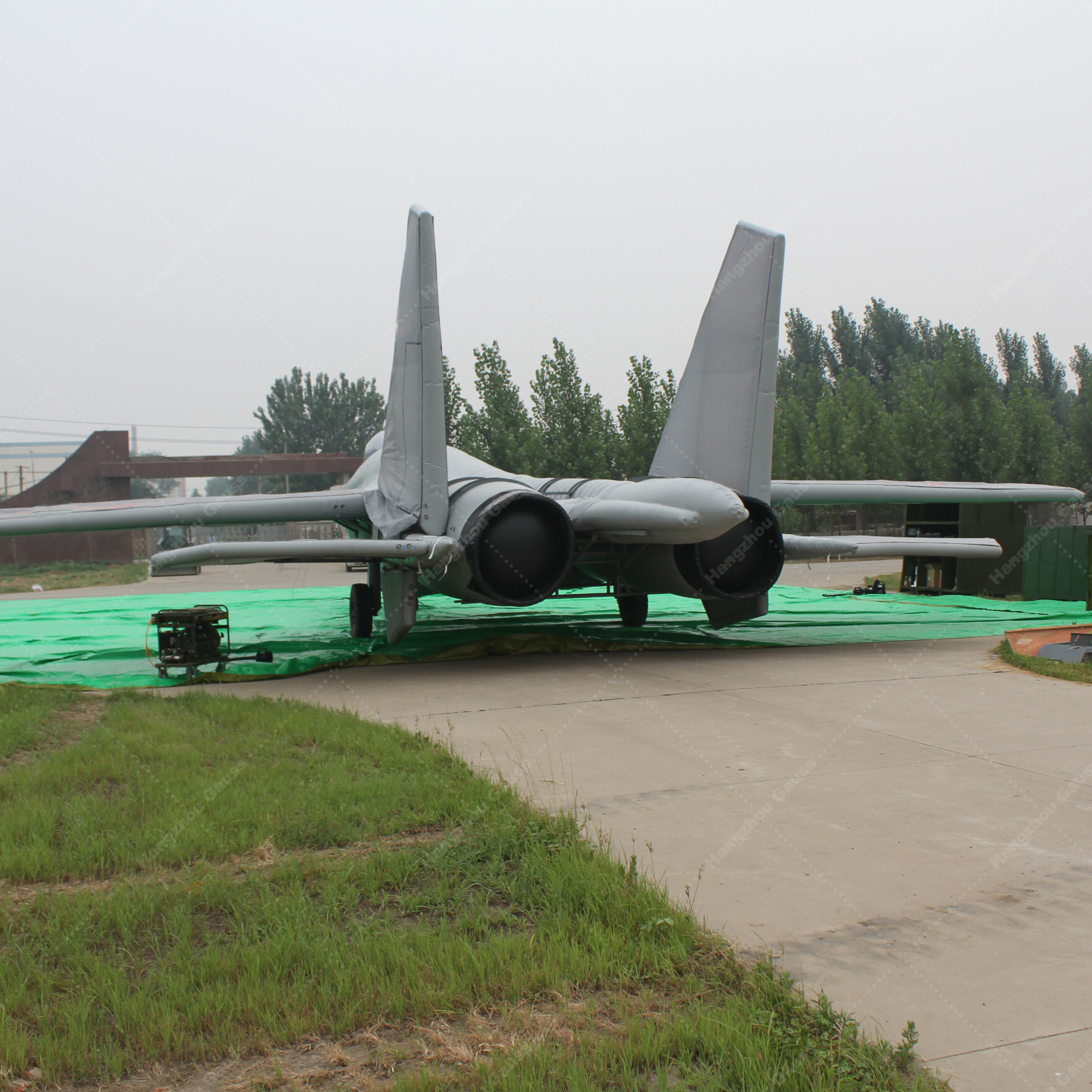 Customized 1:1 Size Inflatable Airplane/Aeroplane/Aircraft/Fighter Decoy Inflatable Model su-27 Plane target