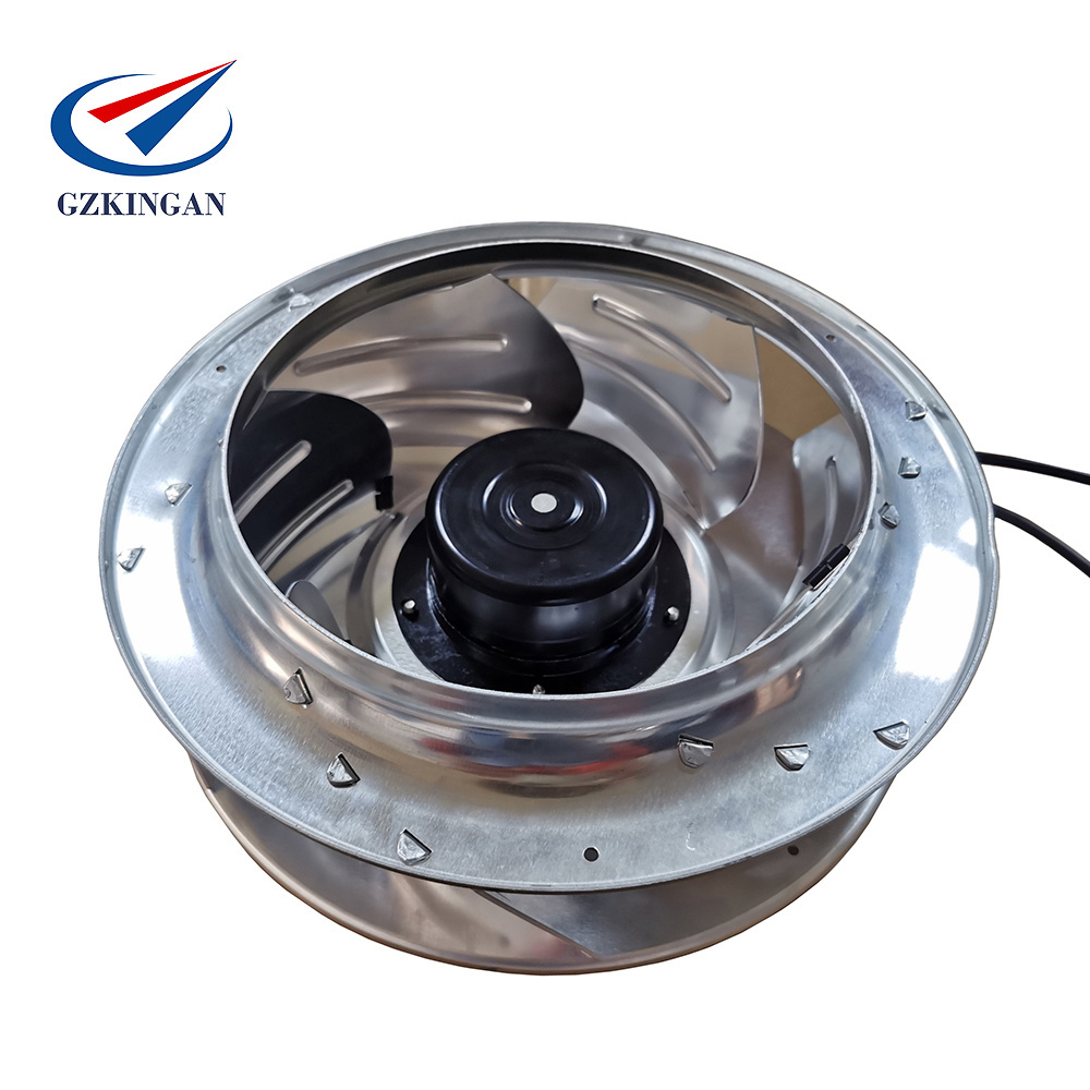 250mm DC 48V brushless backward curved centrifugal fan blower wheel impeller small centrifugal blower