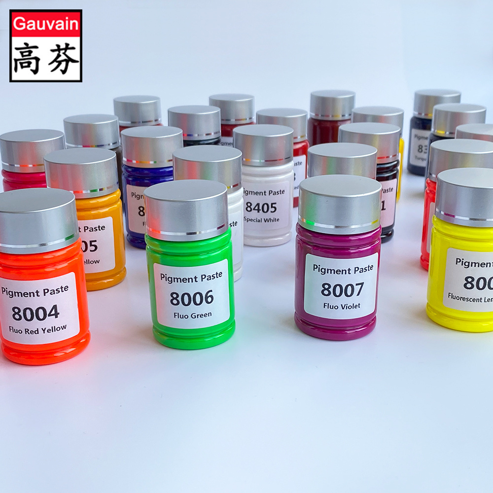 High concentration water based pigment paste