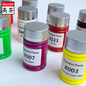 High concentration water based pigment paste