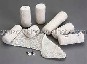 Medical Supplies Elastic Crochet Ribbon Rolls Gauze Bandage